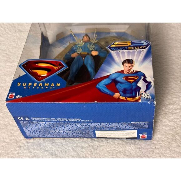 Mattel SUPERMAN RETURNS INVULNERABLE SUPERMAN/S3 Select Sculpt Series - Picture 2 of 6